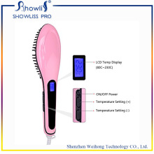 3in1 Electric Digital Display Hair Straightener Comb Brush